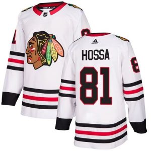 Damen Chicago Blackhawks Trikot Marian Hossa 81 Weiß Authentic